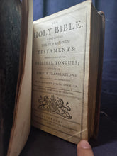 Load image into Gallery viewer, The Holy Bible, Containing the Old and New Testaments, also with the Psalms of David in Metre, 1796-1797. An Early Scottish Bible