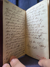Load image into Gallery viewer, The Holy Bible Containing the Old Testament and the New, 1808. In a Contemporary Leather Wallet Binding, and With Contemporary Woman Ownership