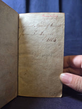 Load image into Gallery viewer, The Holy Bible Containing the Old and New Testaments; Bound With; The Psalms of David and Translations and Paraphrases, 1800/1797. Volume 2 of 2. A Pocket Bible with a Contemporary Wallet Binding and Owner Inscriptions