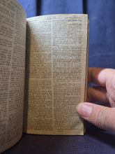 Load image into Gallery viewer, The Holy Bible Containing the Old and New Testaments; Bound With; The Psalms of David and Translations and Paraphrases, 1800/1797. Volume 2 of 2. A Pocket Bible with a Contemporary Wallet Binding and Owner Inscriptions