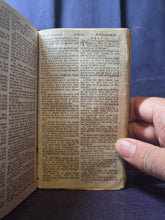 Load image into Gallery viewer, The Holy Bible Containing the Old and New Testaments; Bound With; The Psalms of David and Translations and Paraphrases, 1800/1797. Volume 2 of 2. A Pocket Bible with a Contemporary Wallet Binding and Owner Inscriptions