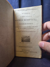 Load image into Gallery viewer, The Holy Bible Containing the Old and New Testaments; Bound With; The Psalms of David and Translations and Paraphrases, 1800/1797. Volume 2 of 2. A Pocket Bible with a Contemporary Wallet Binding and Owner Inscriptions