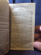 Load image into Gallery viewer, The Holy Bible Containing the Old and New Testaments; Bound With; The Psalms of David and Translations and Paraphrases, 1816. Volume 1 of 2. A Pocket Bible, in a Contemporary Wallet Binding