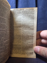Load image into Gallery viewer, The Holy Bible Containing the Old and New Testaments; Bound With; The Psalms of David and Translations and Paraphrases, 1816. Volume 1 of 2. A Pocket Bible, in a Contemporary Wallet Binding