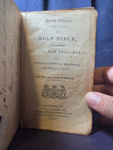 Load image into Gallery viewer, The Holy Bible Containing the Old and New Testaments, 1846. Finely Bound with Gilt Embossing. The Rare Coldstream Imprint
