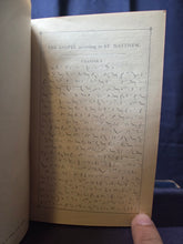 Load image into Gallery viewer, The New Testament, in an Easy Reporting Style of Pitman's Shorthand, Circa 1900
