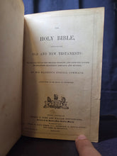 Load image into Gallery viewer, The Holy Bible Containing the Old and New Testaments, 1864. Finely Bound and With a Contemporary Owner Inscription, and Three Plates of Maps