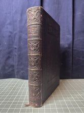 Load image into Gallery viewer, The English Version of the Polyglot Bible Containing the Old and New Testaments, Circa 1880. With Five Beautiful Pages of Color Maps and in a Contemporary Tooled Binding
