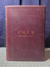 Load image into Gallery viewer, The Holy Bible containing the Old and New Testaments. 1898. In a Presentation Binding for Franklin Wiseman, gifted by the Bishop of Madras. With 12 Pages of Color Maps