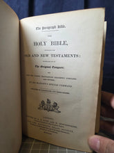 Load image into Gallery viewer, The Paragraph Bible, The Holy Bible Containing the Old and New Testaments, 1856