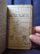 Load image into Gallery viewer, A Curious Hieroglyphick Bible, or Select Passages in the Old and New Testaments, 1791. Over 120 Pages of Rustic Woodcuts