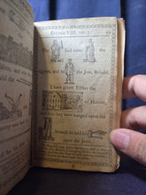 Load image into Gallery viewer, A Curious Hieroglyphick Bible, or Select Passages in the Old and New Testaments, 1791. Over 120 Pages of Rustic Woodcuts