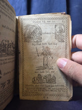 Load image into Gallery viewer, A Curious Hieroglyphick Bible, or Select Passages in the Old and New Testaments, 1791. Over 120 Pages of Rustic Woodcuts