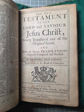 Load image into Gallery viewer, The Book of Common Prayer; Bound With; The Whole Book of Psalms; Bound With; The New Testament; Bound with: A Collection of Articles, 1712/1709/1710/1713. In a Disbound Contemporary Binding