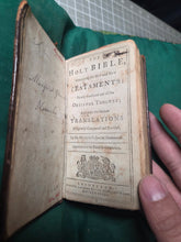 Load image into Gallery viewer, The Holy Bible, containing the Old and New Testaments, 1778. Volume 1 of 2. An Early Scottish Bible