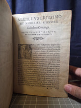 Load image into Gallery viewer, Libro di Marco Aurelio con l'horologio, de principi. Distinto in Quatro Volume, 1568