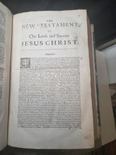Load image into Gallery viewer, A Paraphrase and Annotations Upon all the Books of the New Testament, 1659. An Early New Testament, with Printed Commentaries and Notes