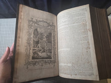 Load image into Gallery viewer, The Universal Family Bible, or Christian's Divine Library. Containing the Sacred Text of the Old and New Testament, 1775. A Beautiful Folio Bible With 100 Engraved Maps and Plates, and in a Contemporary Binding