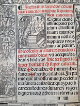 Load image into Gallery viewer, Missale Romanum, 1533. A Giunta Imprint Illustrated With Hundreds of Woodcuts