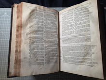Load image into Gallery viewer, The Text of the New Testament of Jesus Christ; Bound With: A Defense of the Sincere and True Translation of the Holy Scriptures, 1633. Fulke’s Famed New Testament and Treatise on Protestant Translations. With Contemporary Boards