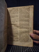 Load image into Gallery viewer, Practicae Medicinae Tertius, 1632. The Third of Six Volumes from Sennert’s Massive Medical Dictionary, Focusing on Diseases of the Stomach and More