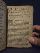 Load image into Gallery viewer, Les Occultes Merveilles et Secretz de Nature A Rare, 1574. On Occult Secrets, Demonic Illnesses, Healing Gems, and More