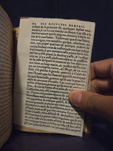 Load image into Gallery viewer, Les Occultes Merveilles et Secretz de Nature A Rare, 1574. On Occult Secrets, Demonic Illnesses, Healing Gems, and More