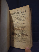 Load image into Gallery viewer, Les Aphorismes D'Hippocrate, 1684. An Extremely Scarce Edition of Hippocrates’ Work on Blood Circulation, Anatomy, and More