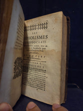 Load image into Gallery viewer, Les Aphorismes D'Hippocrate, 1684. An Extremely Scarce Edition of Hippocrates’ Work on Blood Circulation, Anatomy, and More