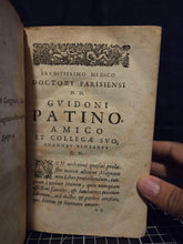 Load image into Gallery viewer, Encheiridium Anatomicum et Pathologicum, 1658. A Extremely Rare Copy of Roilan’s Famed Textbook on Systematic Explanations and Definitions of Basic and Morbid Anatomy. From the Medical Library of Dr. Jean Manet