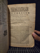 Load image into Gallery viewer, Le Grand Dispensaire ou Thrésor Général et Particulier des Préservatifs, 1609. An Extremely Rare Edition of Wecker’s Treatise on Alchemy, Chemistry, and Pharmacuticals, with Numerous Woodcuts