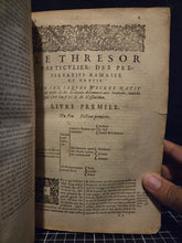 Load image into Gallery viewer, Le Grand Dispensaire ou Thrésor Général et Particulier des Préservatifs, 1609. An Extremely Rare Edition of Wecker’s Treatise on Alchemy, Chemistry, and Pharmacuticals, with Numerous Woodcuts
