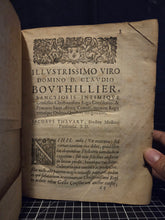Load image into Gallery viewer, Consiliorum Medicinalium Libri II, 1635. The First of Two Volumes from de Baillou’s Medical Works, on Diseases, Hippocrates, Calculus, and More. The Founder of Modern Epidemiology