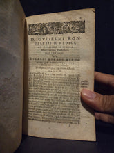 Load image into Gallery viewer, Opera Omnia Medica, 1619. A Rare Copy of the Complete Works of Professor Rondelet, Containing His Texts on Anatomy, Natural History, Botany, and More
