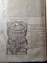 Load image into Gallery viewer, Les Oeuvres d'Ambroise Pare, 1664. The 12th Edition of Pare’s Collected Works, with Hundreds of Woodcuts Showing Monstrous Creatures, Anatomical Views, Surgical Procedures, Tools, Deformities, and Much More