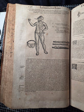 Load image into Gallery viewer, Les Oeuvres d'Ambroise Pare, 1664. The 12th Edition of Pare’s Collected Works, with Hundreds of Woodcuts Showing Monstrous Creatures, Anatomical Views, Surgical Procedures, Tools, Deformities, and Much More