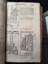 Load image into Gallery viewer, Les Oeuvres d'Ambroise Pare, 1664. The 12th Edition of Pare’s Collected Works, with Hundreds of Woodcuts Showing Monstrous Creatures, Anatomical Views, Surgical Procedures, Tools, Deformities, and Much More