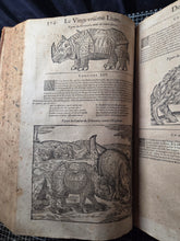 Load image into Gallery viewer, Les Oeuvres d'Ambroise Pare, 1664. The 12th Edition of Pare’s Collected Works, with Hundreds of Woodcuts Showing Monstrous Creatures, Anatomical Views, Surgical Procedures, Tools, Deformities, and Much More