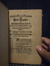 Load image into Gallery viewer, Theosophia Practica Halten und Kampfen ob dem H. Glauben bis ans Ende, durch die drey Alter des Lebens Jesu Christi, 1722. Books 1-2,6 of 6+Register. Occult, Alchemical, Theosophical works by the Famed Mystic