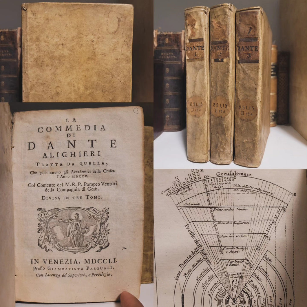 La Commedia di Dante Alighieri tratta da quella, che pubblicarono gli Accademici della Crusca l'anno 1595, 1751