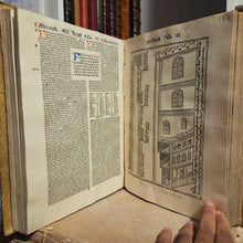 Load image into Gallery viewer, Biblia Latina Cum Glossa Ordinaria Walafridi Strabonis, Secunda Pars Huius Operis, 1498. The Second Volume of the Holy Bible with Nicolas de Lyra’s Commentaries. Nicely Rubricated