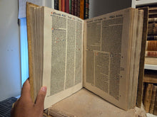 Load image into Gallery viewer, Biblia Latina Cum Glossa Ordinaria Walafridi Strabonis, Secunda Pars Huius Operis, 1498. The Second Volume of the Holy Bible with Nicolas de Lyra’s Commentaries. Nicely Rubricated