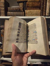 Load image into Gallery viewer, Book of Hours, Use of Troyes, Circa 1450. Medieval Illuminated Manuscript on Vellum