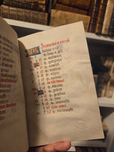 Load image into Gallery viewer, Book of Hours, Use of Troyes, Circa 1450. Medieval Illuminated Manuscript on Vellum