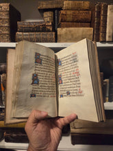 Load image into Gallery viewer, Book of Hours, Use of Troyes, Circa 1450. Medieval Illuminated Manuscript on Vellum