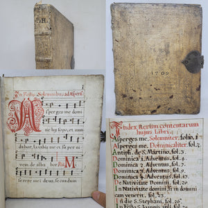 ***RESERVED*** Antiphonary. Latin Manuscript on Paper, Late 17th/Early 18th Century