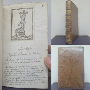 Physiology. French Medical Manuscript Coursebook, 18th Century
