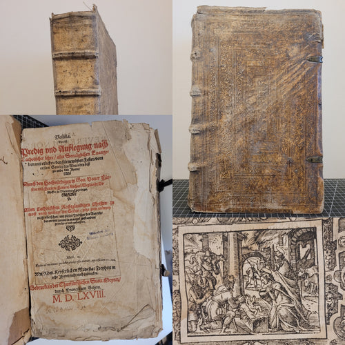 Postilla, Das ist Predig und Außlegung nach Catholischer Lehre, aller Sontäglichen Evangelien: mit etlichen den fürnembsten Festen, 1568