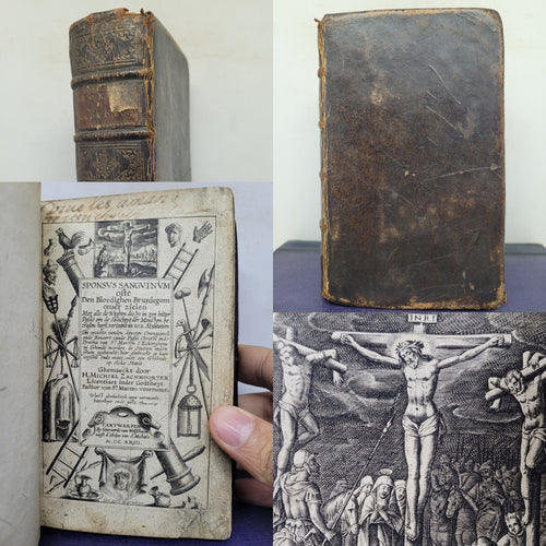 Sponsus Sanguinum Ofte den Bloedighen Bruydegom Onser Zielen; Bound With; Thalamvs Sponsi oft t'Bruydegoms Beddeken, 1623