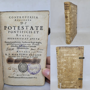 Controversia Anglicana De Potestate Pontificis Et Regis, 1613